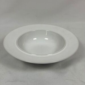 Sasaki Stoneware Anello White by Vignelli Designs 1986 Soup Bowl 8.5"
